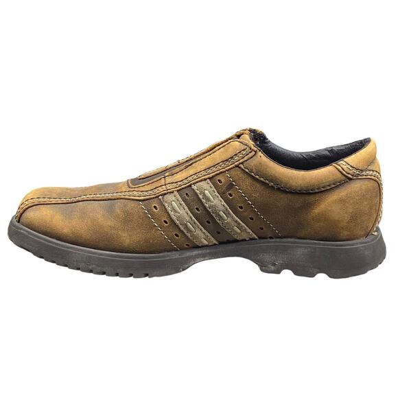 Vintage Y2K Bed Stu Mens Brown Distressed Leather Slip On Sneaker Size US 11 - Picture 2 of 11